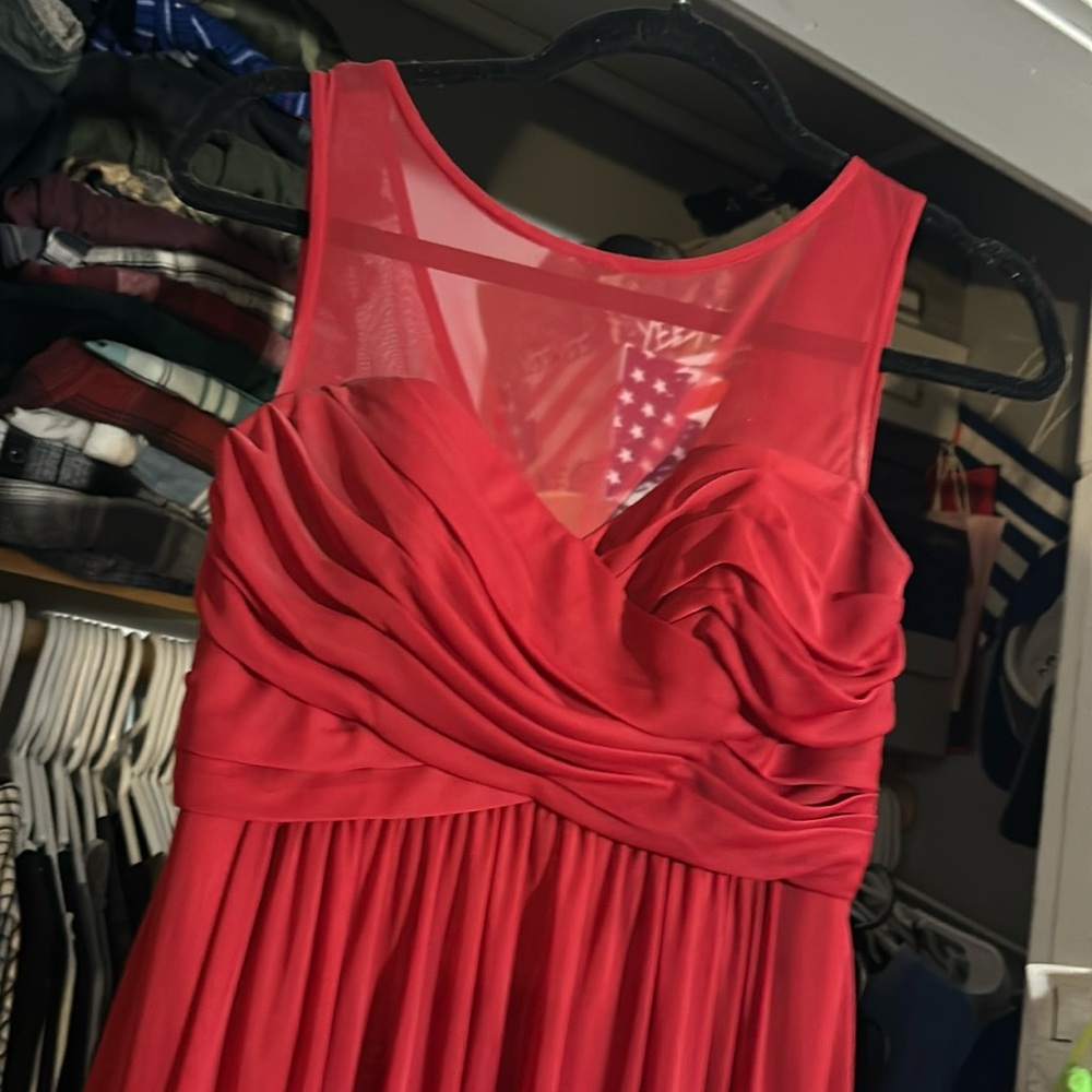 Red prom dress